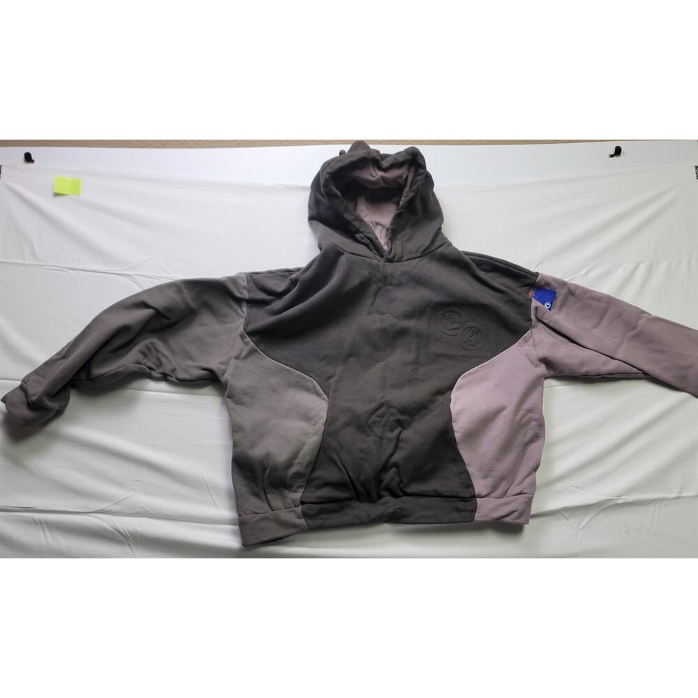 Lifted Anchors Black/Grey/Purple Pullover Hoodie Sweatshirt Medium